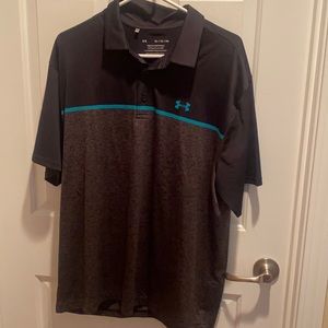 Men’s Black UA polo